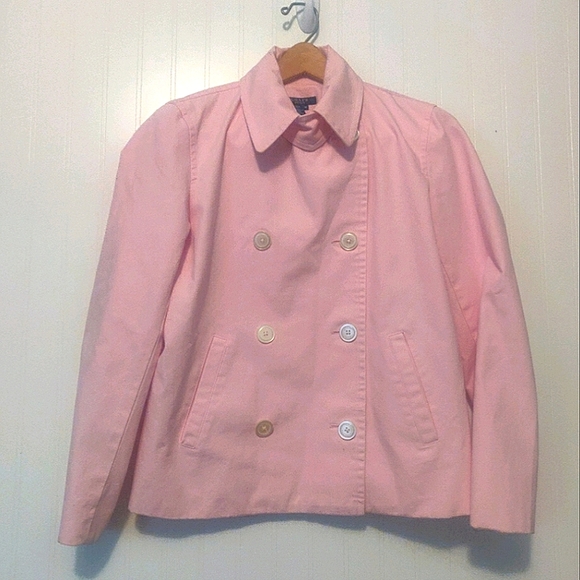 Chaps Pink 100% Cotton Coat M - Picture 1 of 7